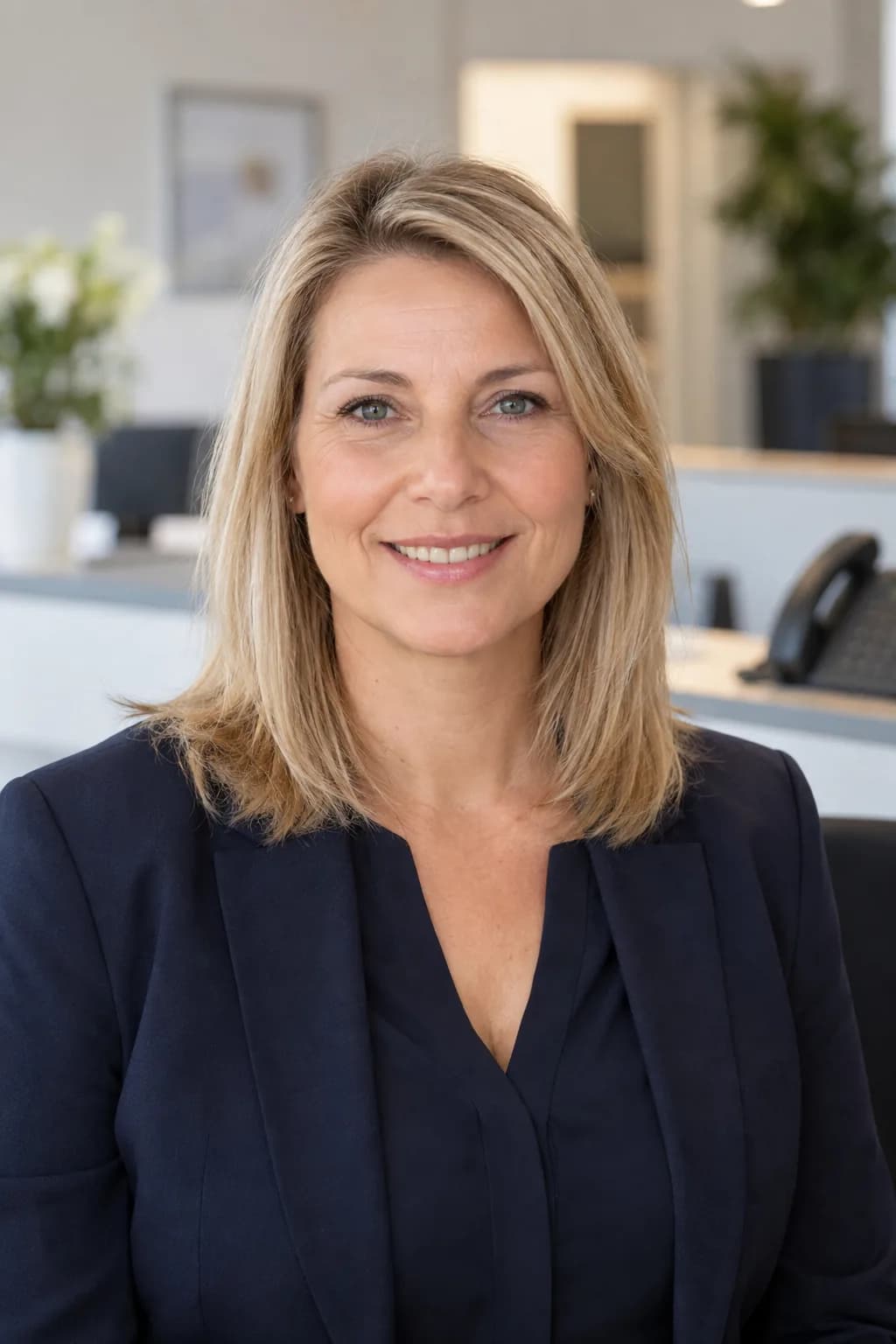 Sabine Reiter, zuständig für Kundenservice und Terminplanung